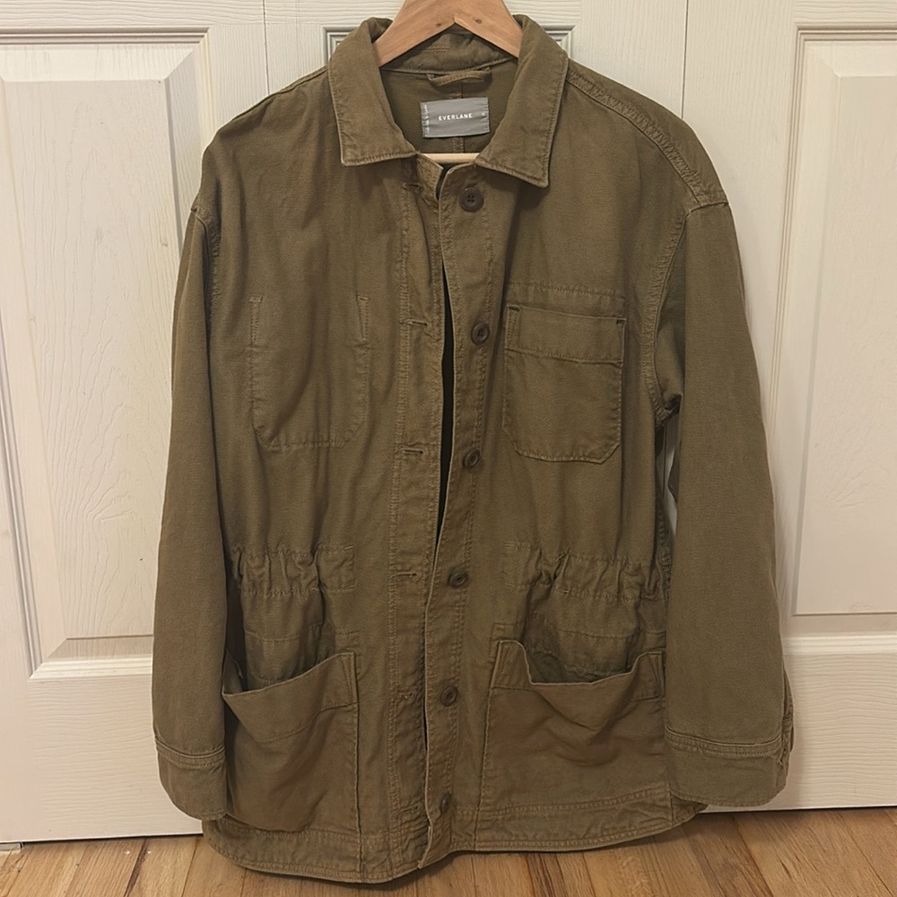 Everlane chore light brown women’s jacket size medium - Picture 3 of 8